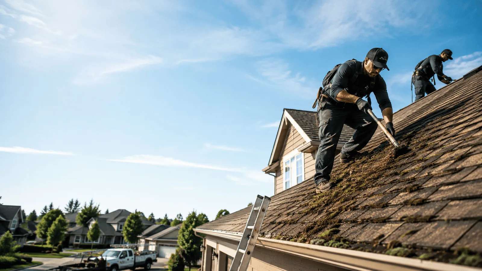 Roof Moss Removal in East Springfield, OH near me